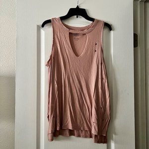 American Eagle Ripped Tank Top